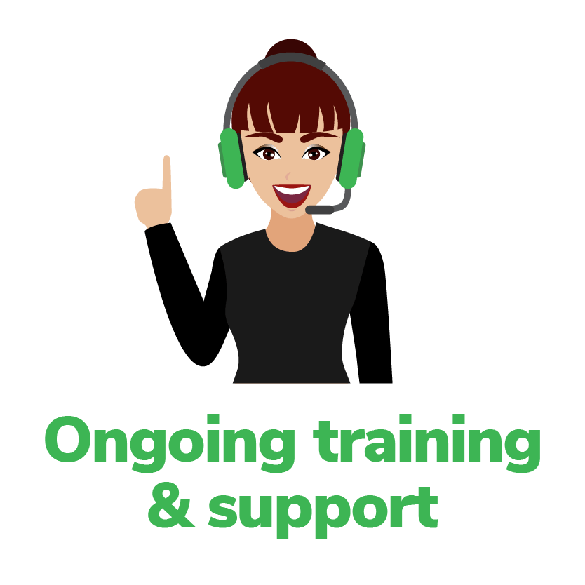 ongoing training & support