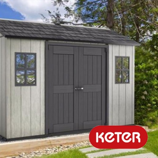 Keter shed example and logo