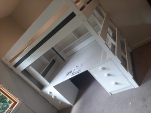 Loft Bed with Desk and Drawers