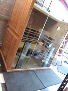 2 Person Sauna with Glass Doors