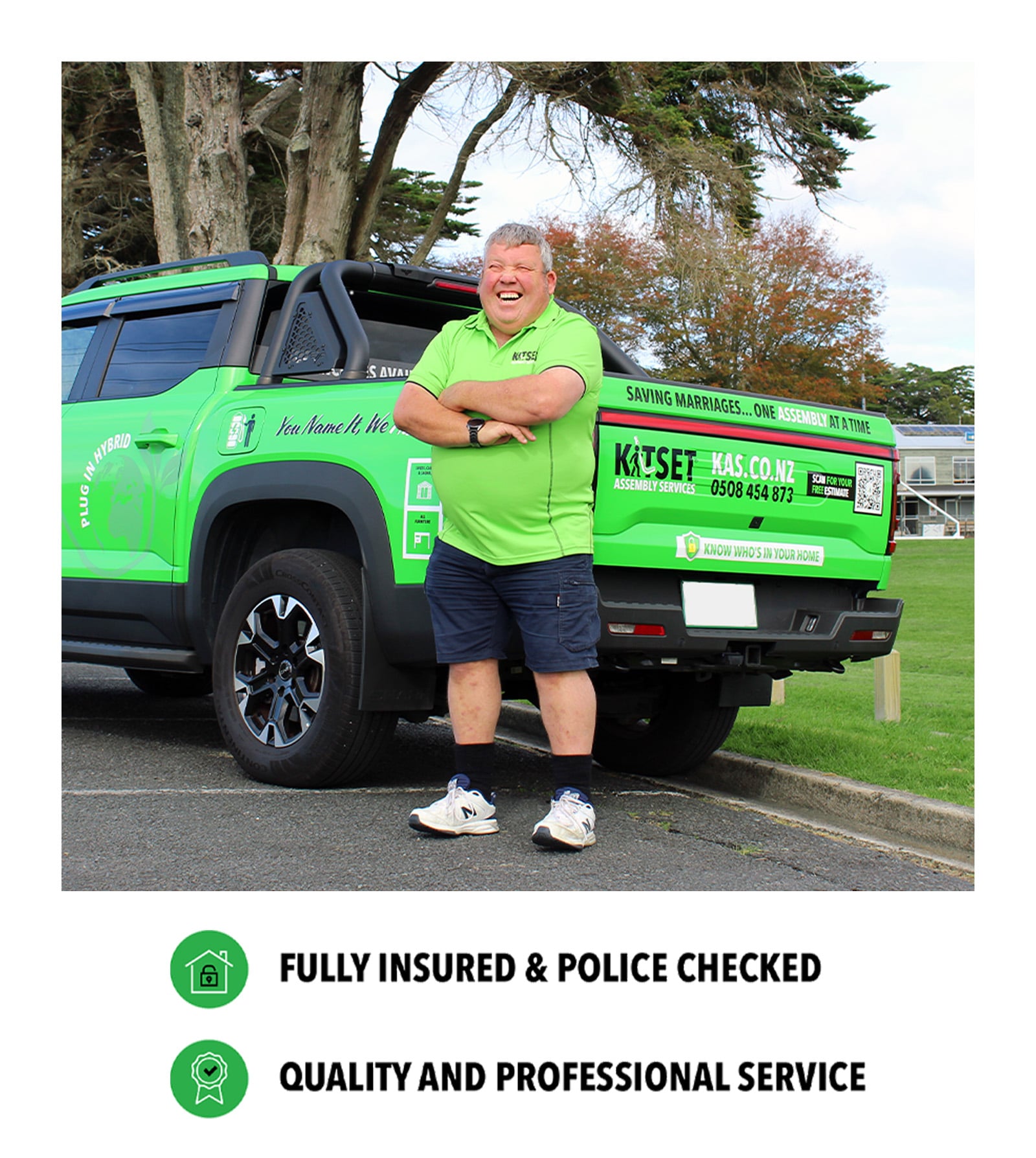 ALL_MKT_FZE_RoyBlissettWebImage2_20260525_v01 Roy Blissett standing next to a green truck behind a big green field.