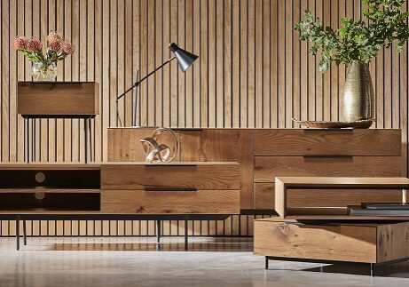3 Modern wooden drawers and tv stand