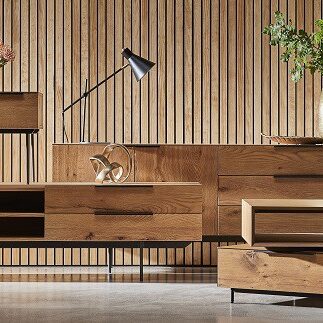 3 Modern wooden drawers and tv stand