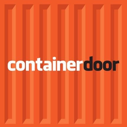 Container door logo